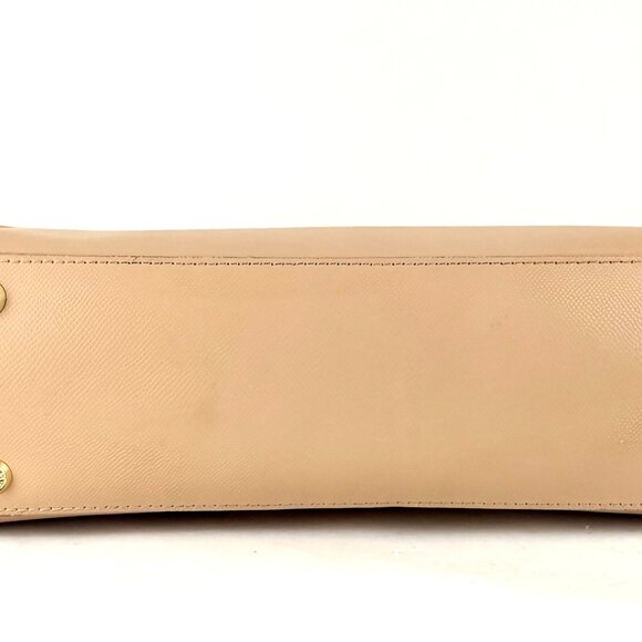 Ted Baker Bow Detail Nude Leather Satchel Handbag , Top Handle - Picture 4 of 12